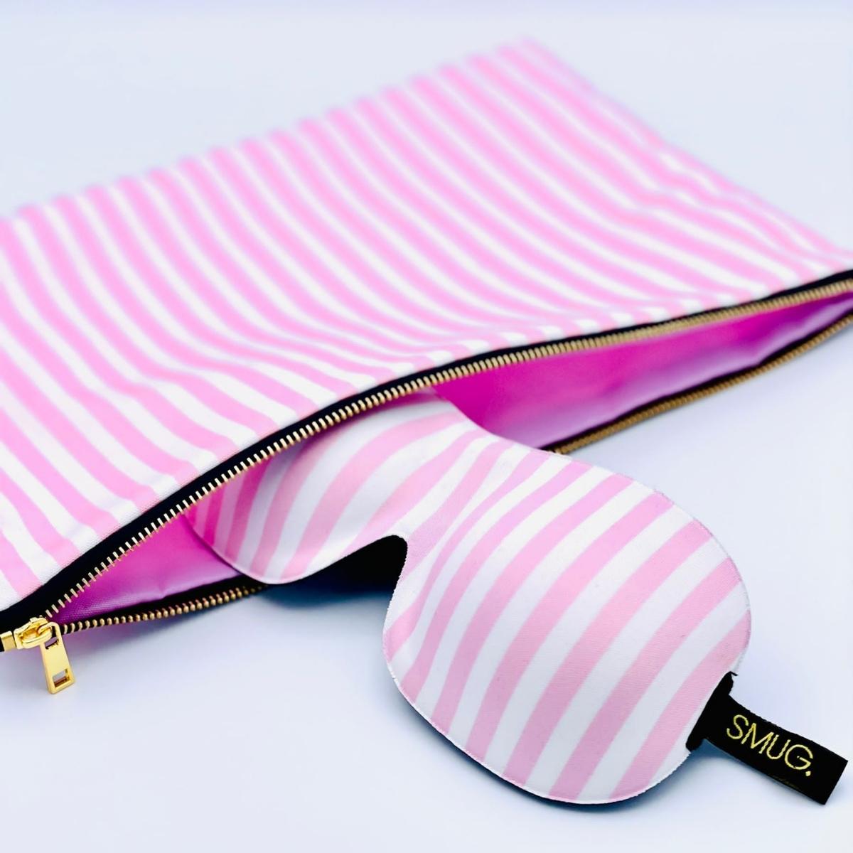Contoured & Satin Sleep Mask 2 Pack & Bag Set - 4 Prints