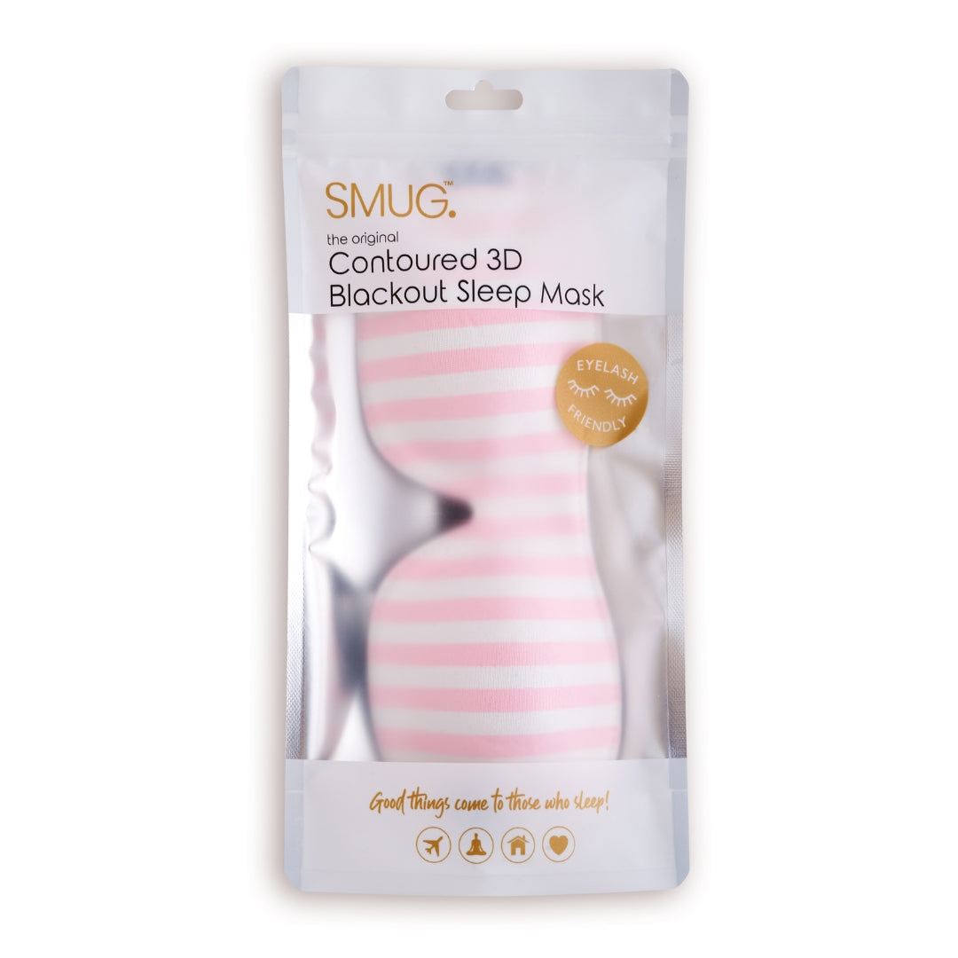 Contoured & Satin Sleep Mask 2 Pack & Bag Set - 4 Prints